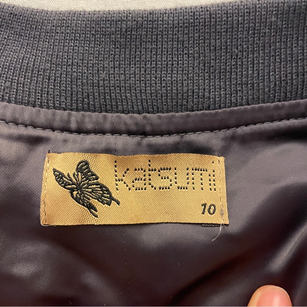 LF Katsumi Satin Embroidered Bomber Jacket - Picture 4 of 7